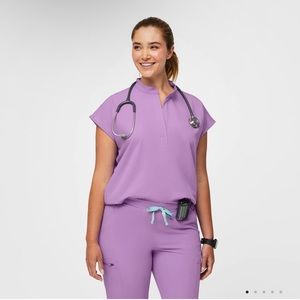 FIGS Rafaela Top Lilac Dawn Size XS (TOP ONLY)